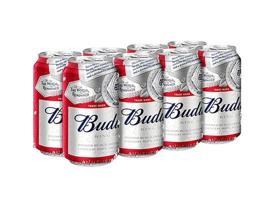 Budweiser 8can, 355mL domestic (5.0% ABV)