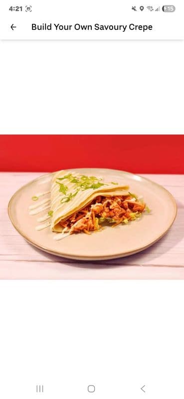Build Your Own Savoury Crepe