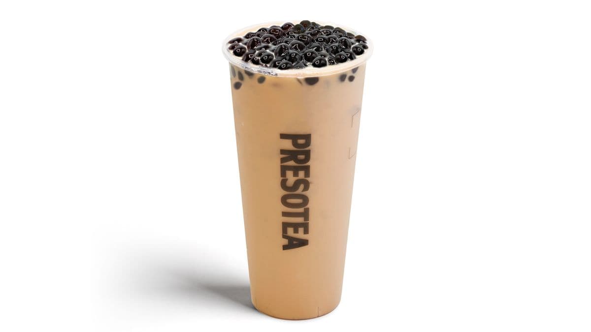 Barley Pearl Milk Tea / Thé au lait d'orge et perles