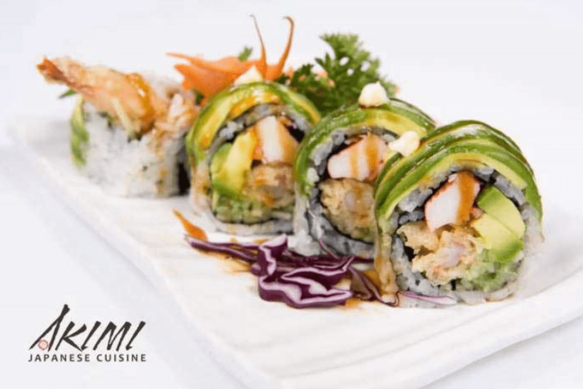 403. Green Dragon Roll (8 pcs)