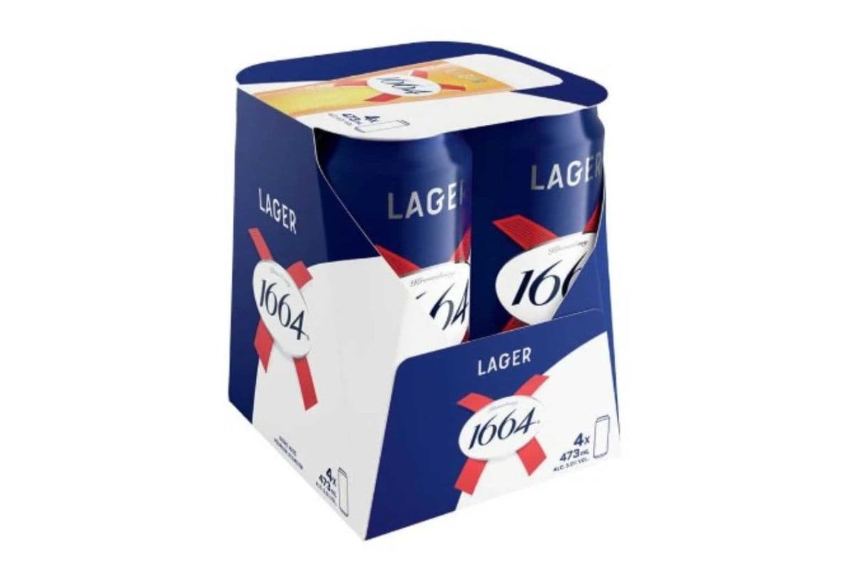 Kronenbourg Lager - 4 Cans (4 x 473 ml Can)