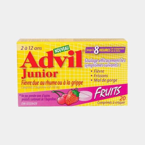 Advil Junior fruits (20 comprimés) / Advil Junior Fruits (20 tablets)