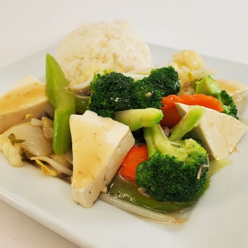 Légumes sautés au tofu
