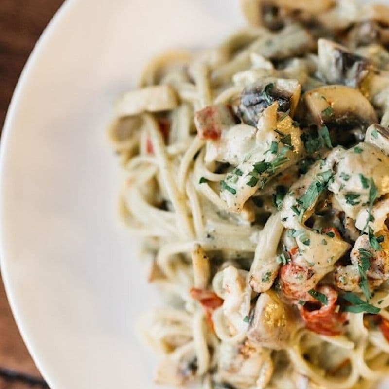 Pappardelle pollo pesto / Pappardelle Pollo Pesto