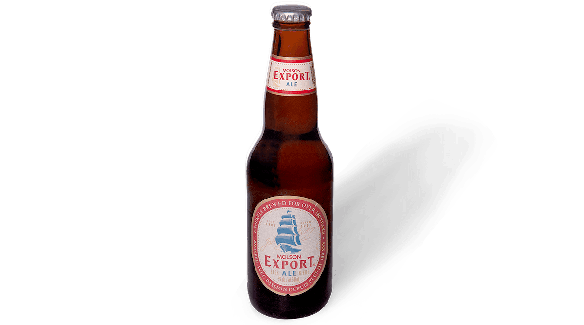 Molson Export 341 mL, Bière/Beer (5% ABV)
