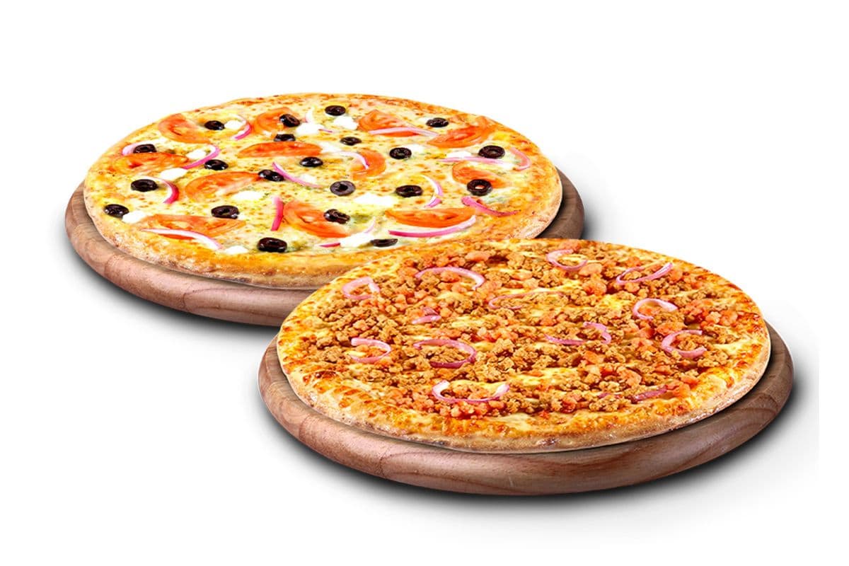 2 x 14" Specialty Pizzas