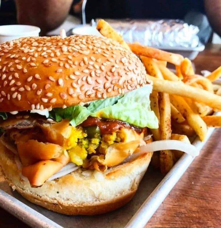 Chutney Aloo Tikki Burger