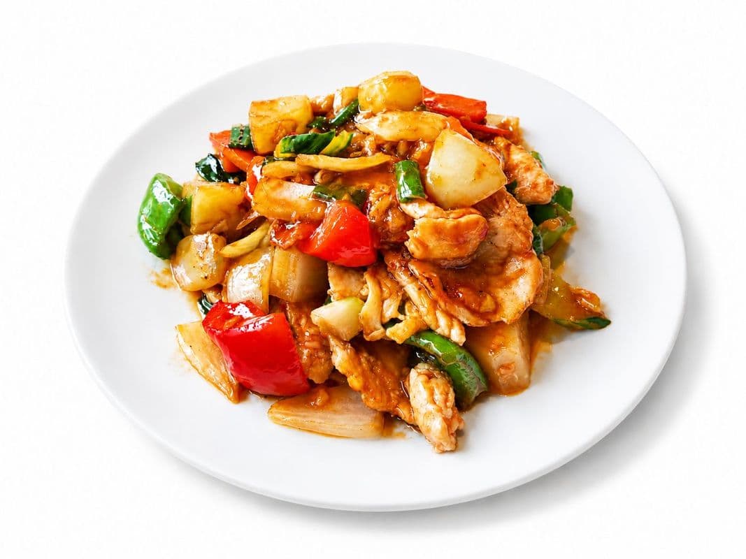 74 Pad Priew Waan (Sweet & Sour Stir-fry)