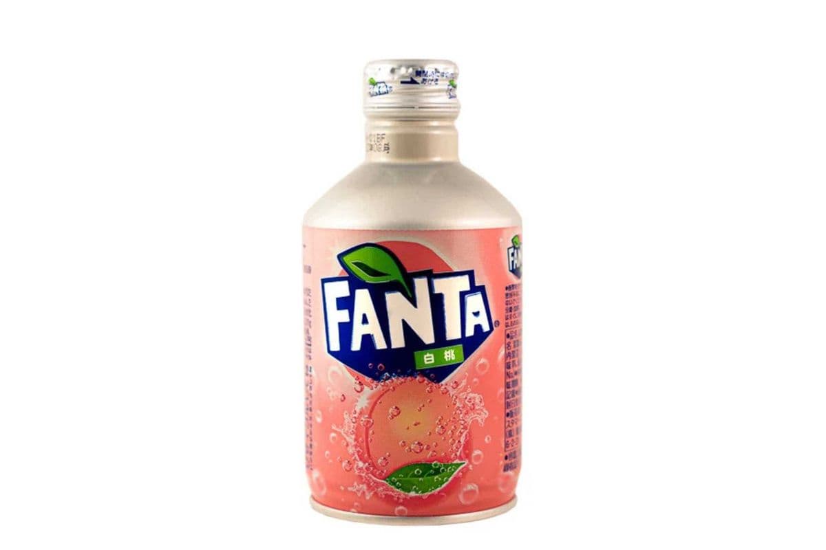 Fanta White Peach Japan (300 ml Aluminium Can)