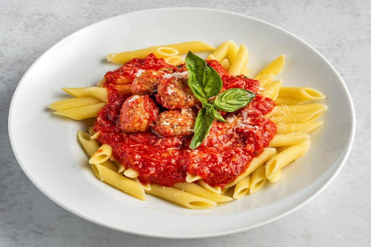 Tomato Meatball Penne