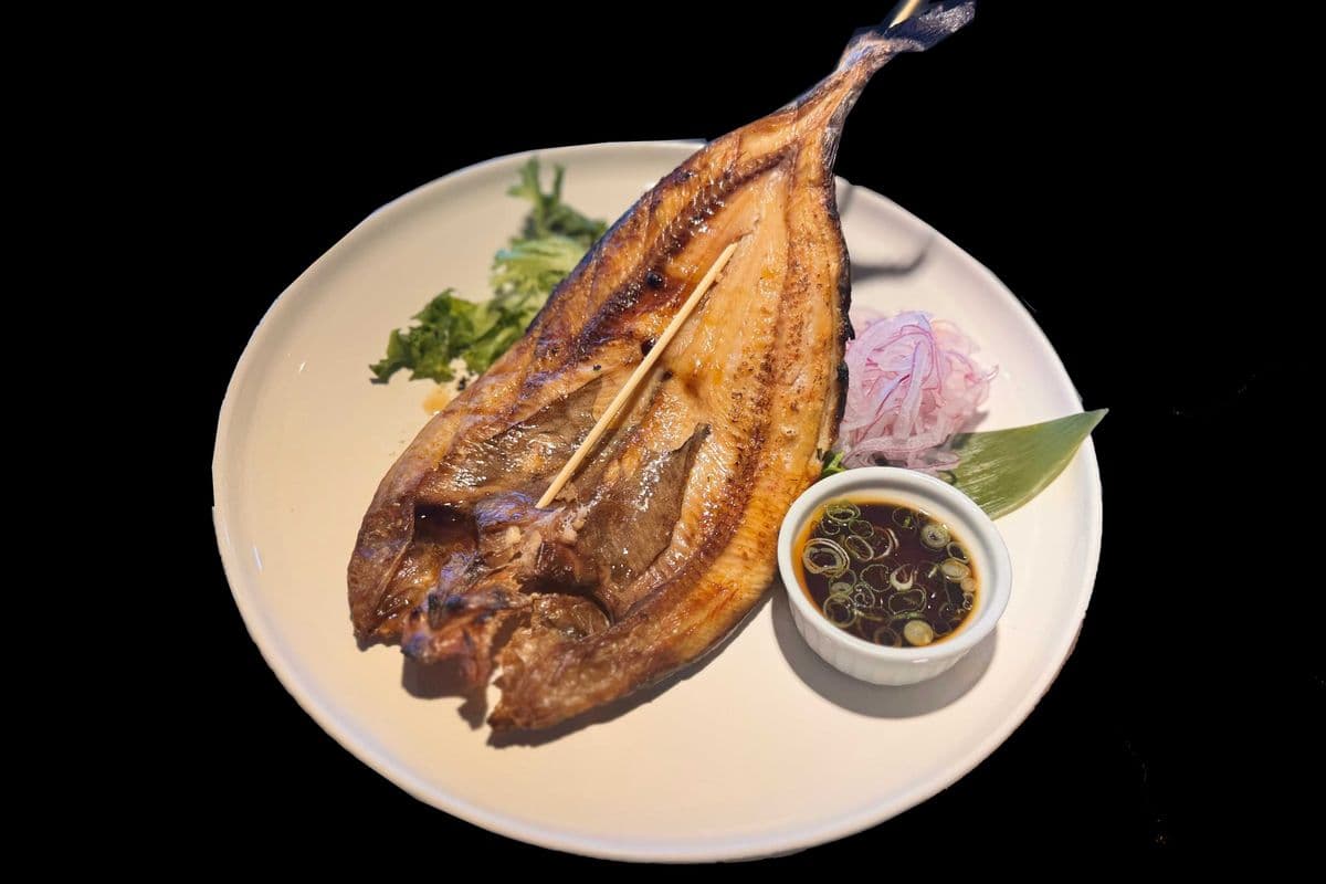 Grill Aji Fish (Overnight dry Jack Mackerel)
