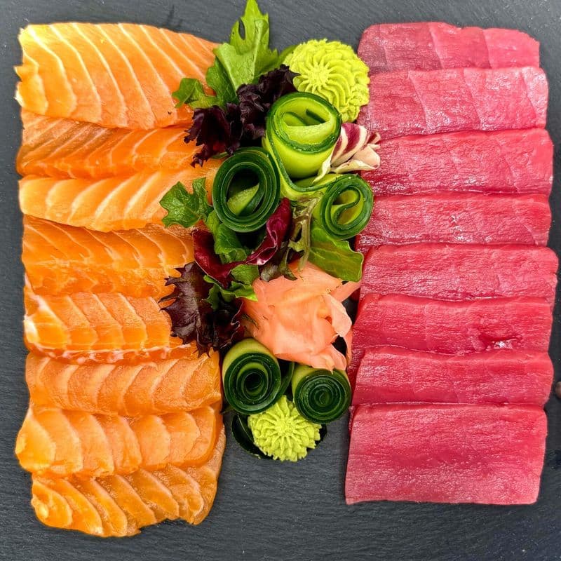 Sashimi set, 8+8 pcs