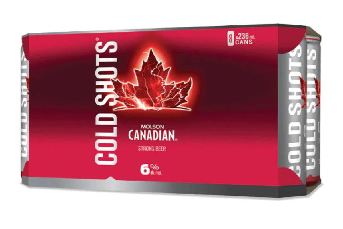 Molson canadian cold shots (8 cans) (8 x 236 ml)