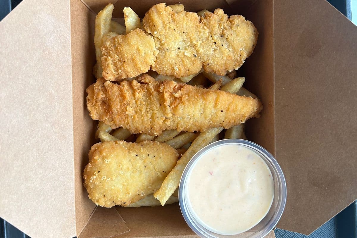 Boneless Chicken tenders with Fries