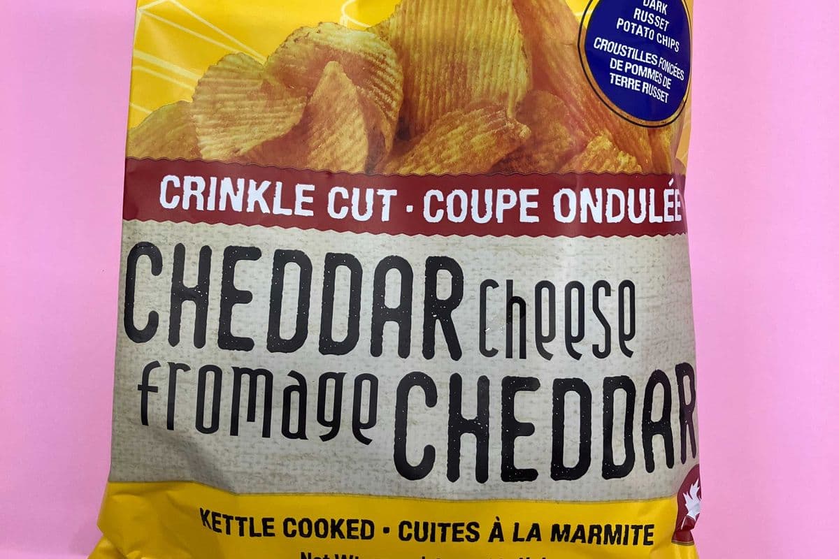 Covered Bridge Chips: Cheddar Cheese, Crinkle Cut (170gr)