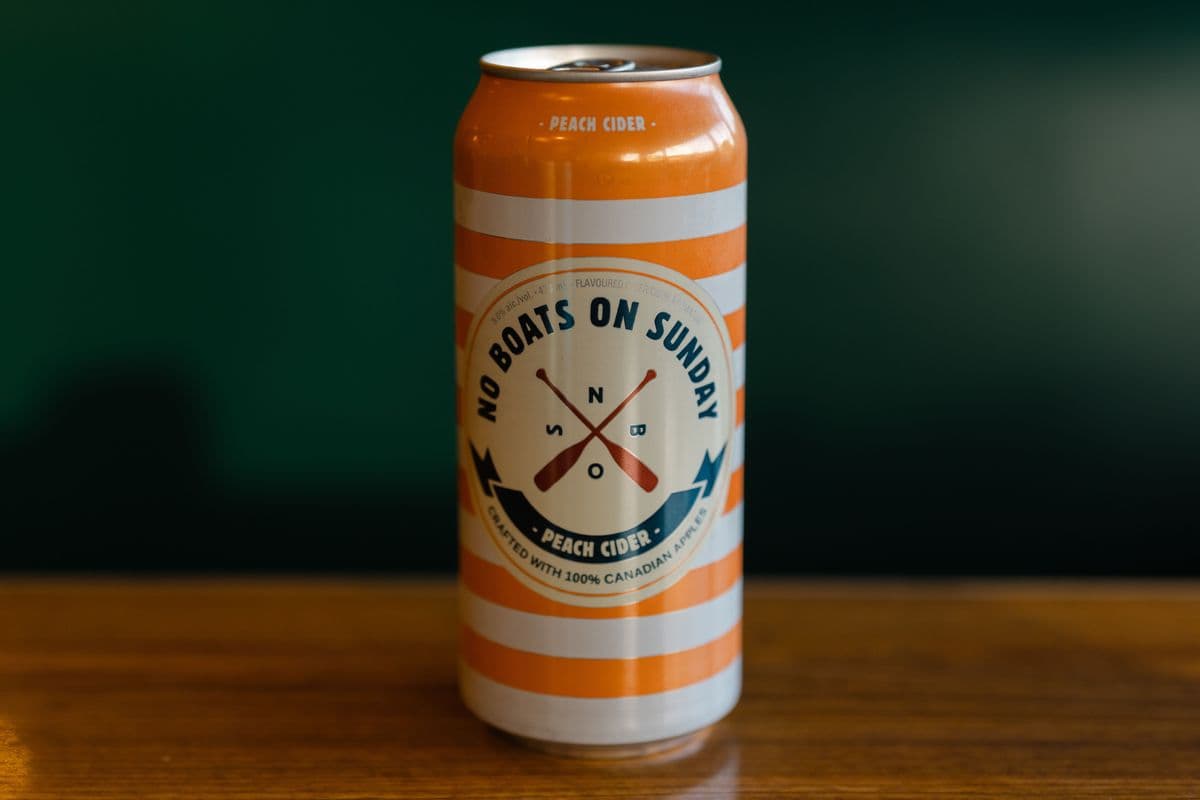 No Boats on Sunday Peach (Peach Apple Cider) (1 x 473ml)