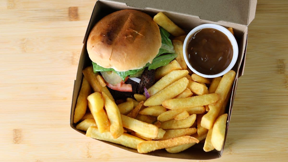 Hand-Pressed Burger Platter