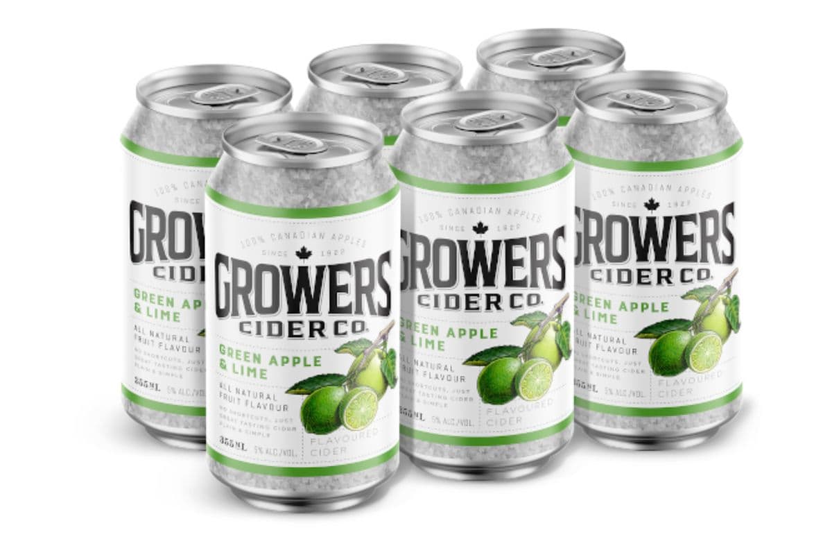 Grower's Apple Lime (6 Cans) (6 x 6*355ML )