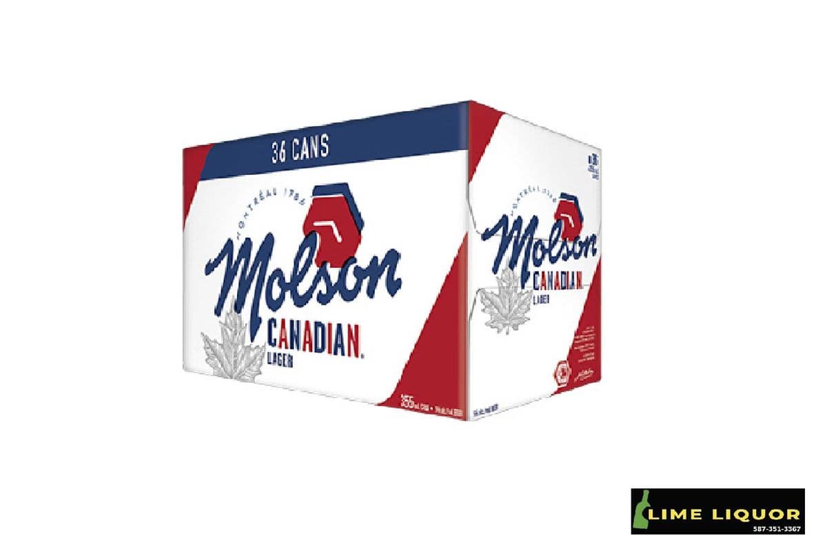 Canadian Molson 36PK (36 x 355mL Cans)