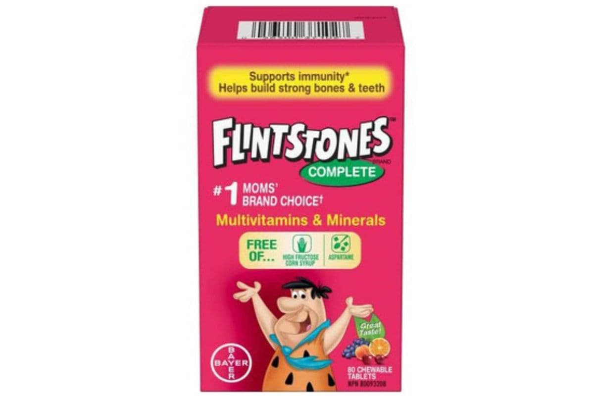 FLINTSTONES Complete Chewable Multivitamin & Minerals for Kids (80 tabs)