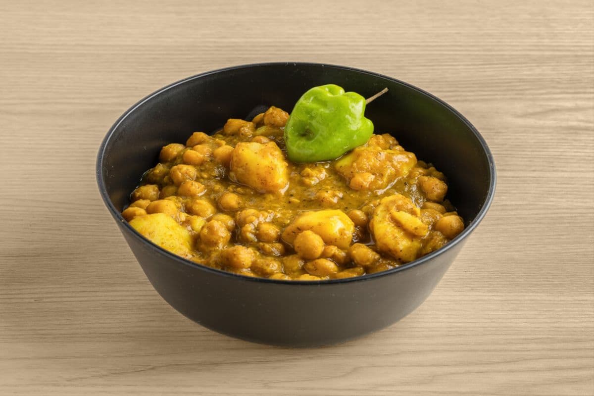 Small Channa and Aloo Portion