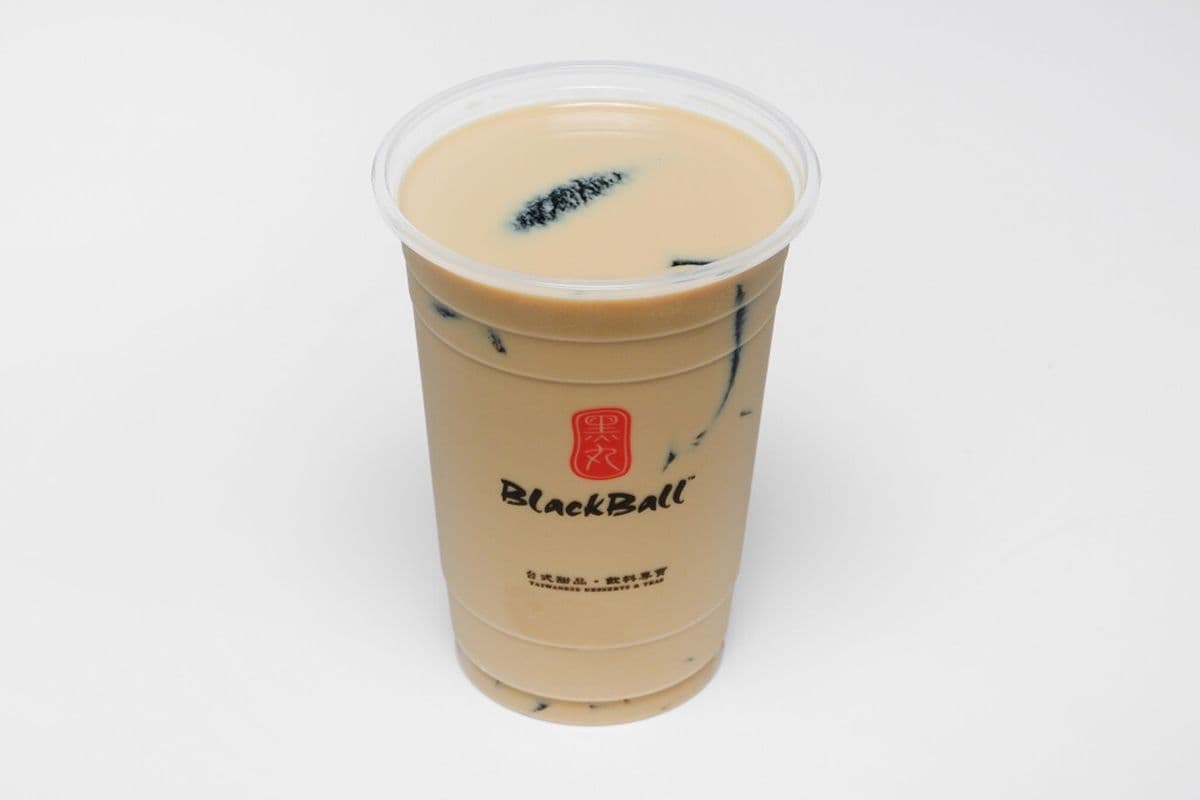 Grass Jelly Roasted Milk Tea 仙草烤奶茶
