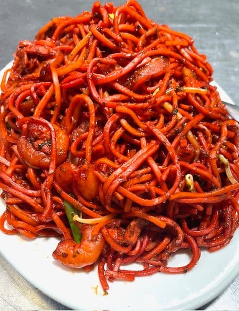 30. Manchurian Chow-Mein (Chicken & Shrimp)