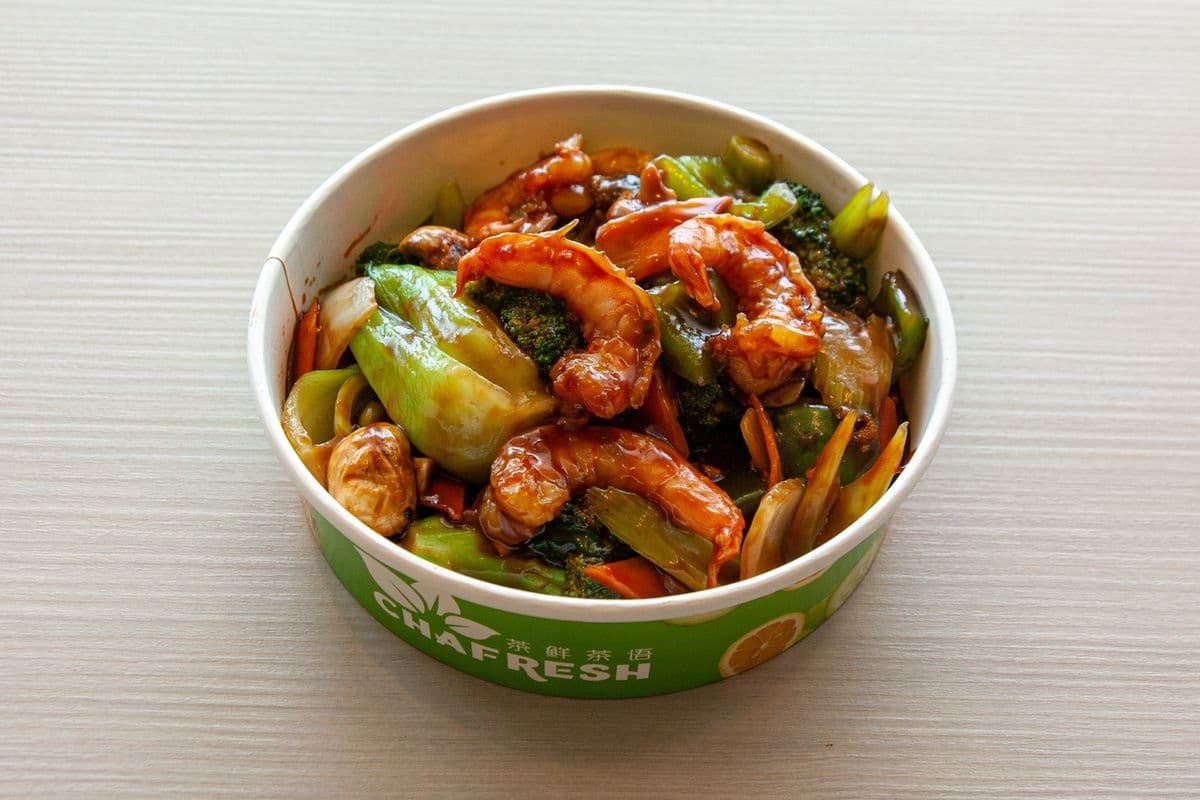 Shrimp with Mixed Vegetable 虾什锦蔬菜