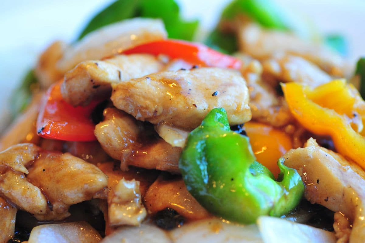 Chicken in Black Bean Sauce