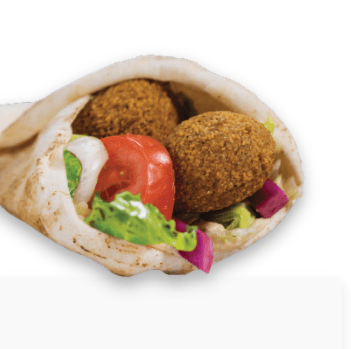 Pita aux falafels