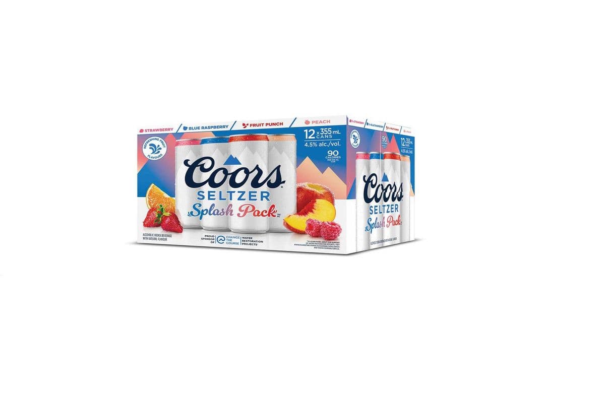 112081 - COORS SELTZER FRUIT SPLASH (12 x 355ml)
