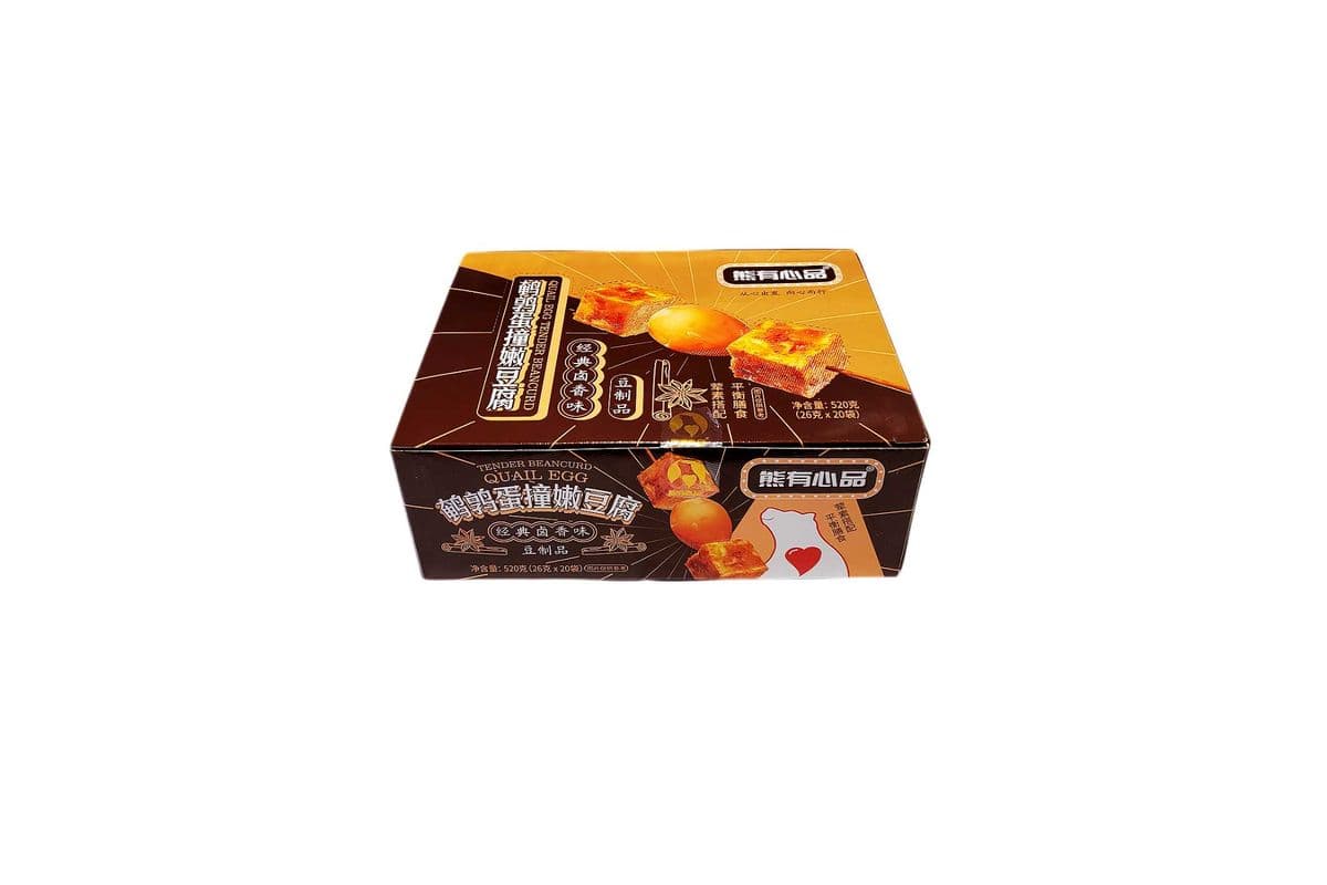 XYXP Quail Egg & Tofu Marinated Flavor（熊有心品 鹌鹑蛋撞嫩豆腐 经典卤香味）