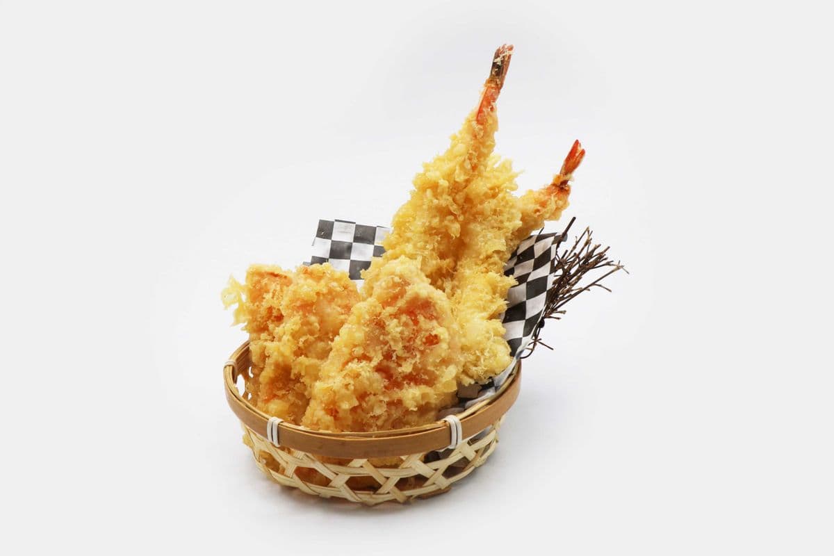 Yam and Shrimp Tempura