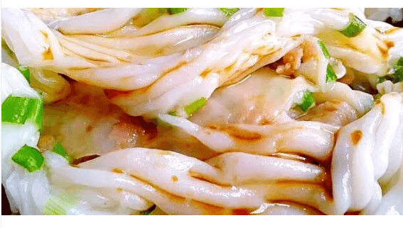 260. Steamed Cheung Fen With Pork and Mushroom