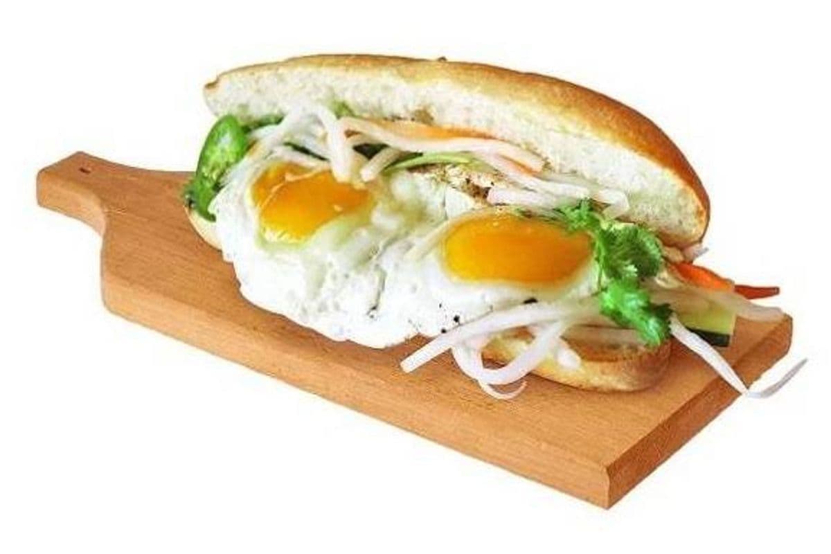 48. Eggs Omelette Banh Mi Sandwich (with 3 eggs)