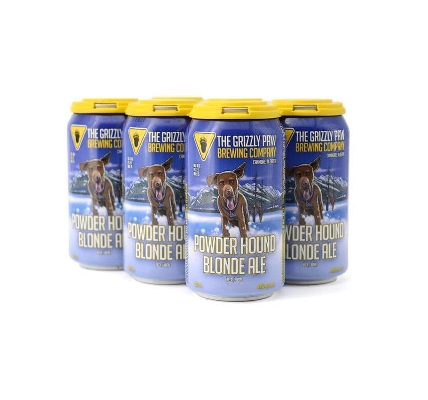 Grizzly Paw Powder Hound Blonde Ale (6 Cans) (6 x 355ml cans)