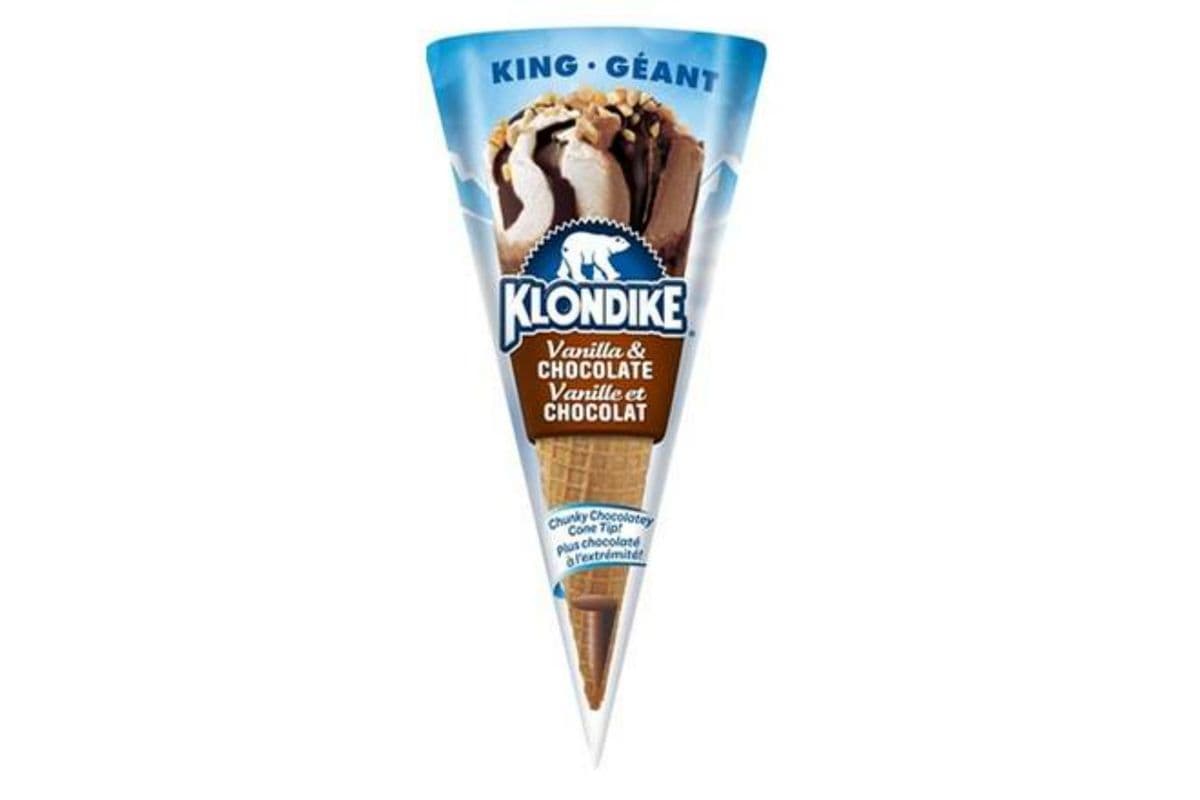 Klondike Vanilla and Chocolate Ice Cream Cone