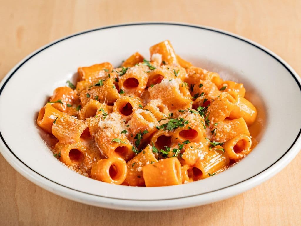 Rigatoni rosée