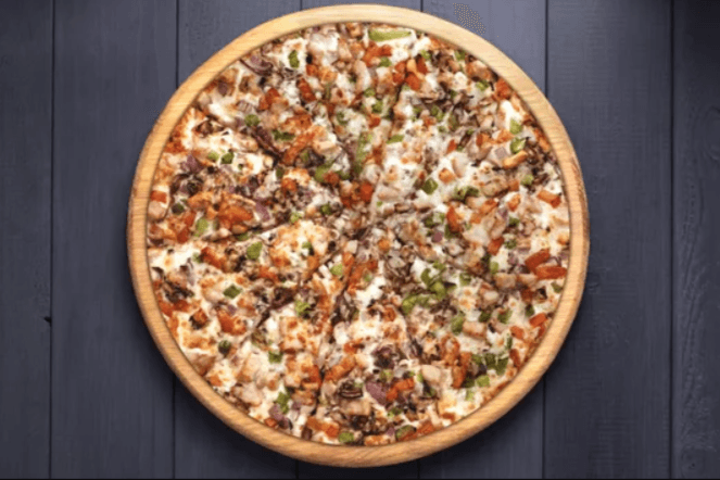 8. Single Small Garlic Chicken Pizza