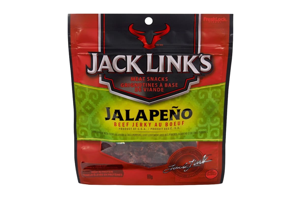 Jack Link's jerky au boeuf jalapeno (80g) 77006 / Jack Link's Jalapeno Beef Jerky (80g) 77006