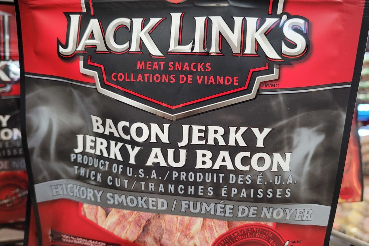 Jack link's bacon jerry hickory smoked 65 g
