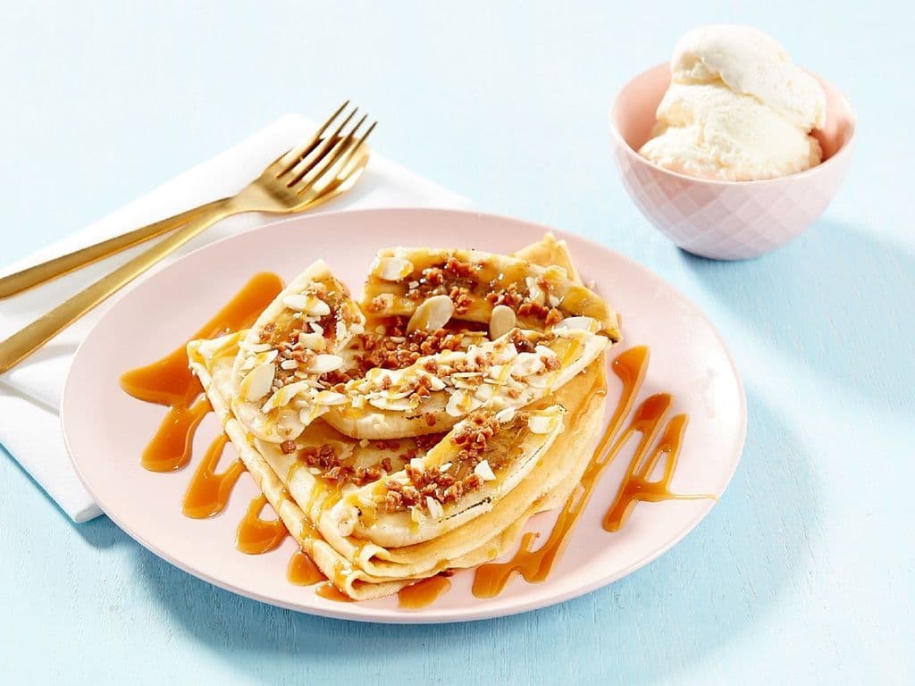 Banoffee Brulee Crepe