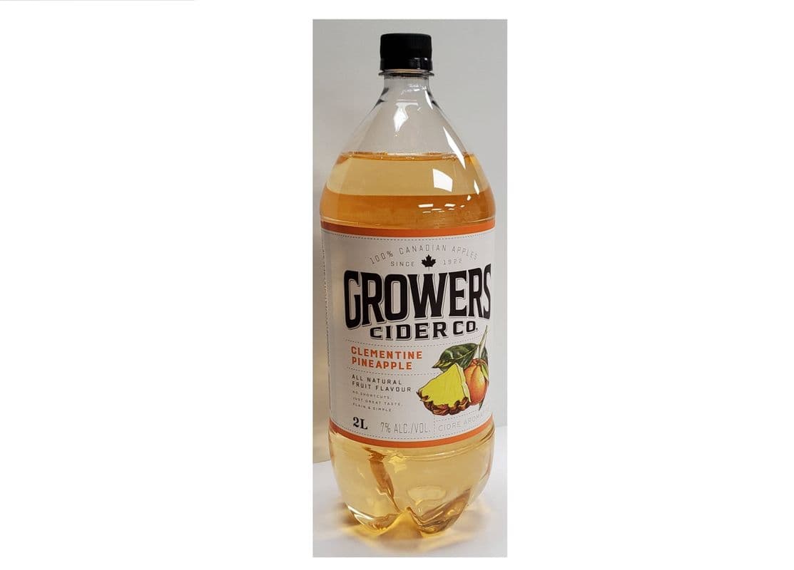 Growers Clementine Pineapple Cider 2L (1 x 2L)