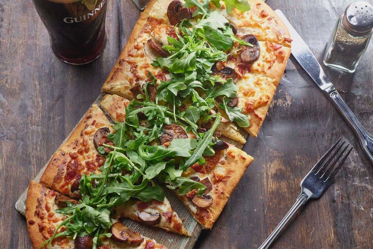 Mushroom Truffle Flatbread