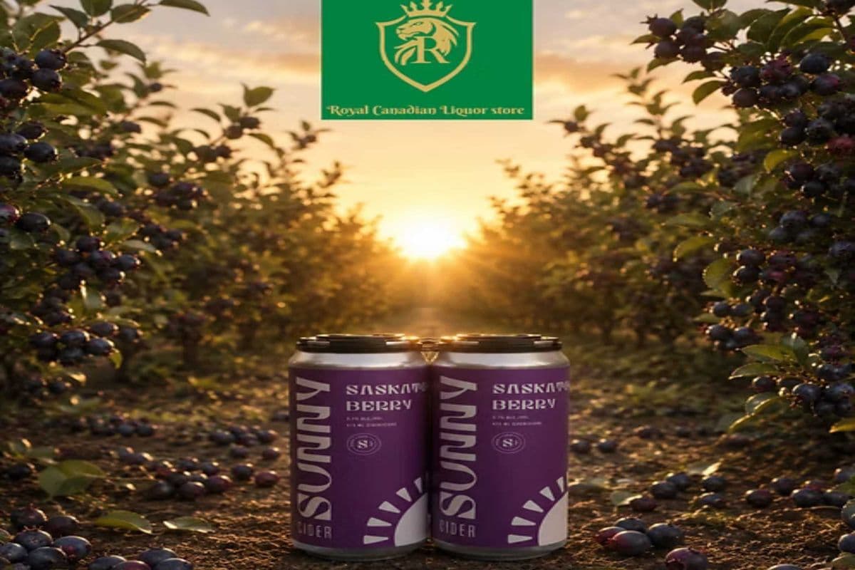 SUNNY SASKATOON BERRY CIDER (4 x 473ML)