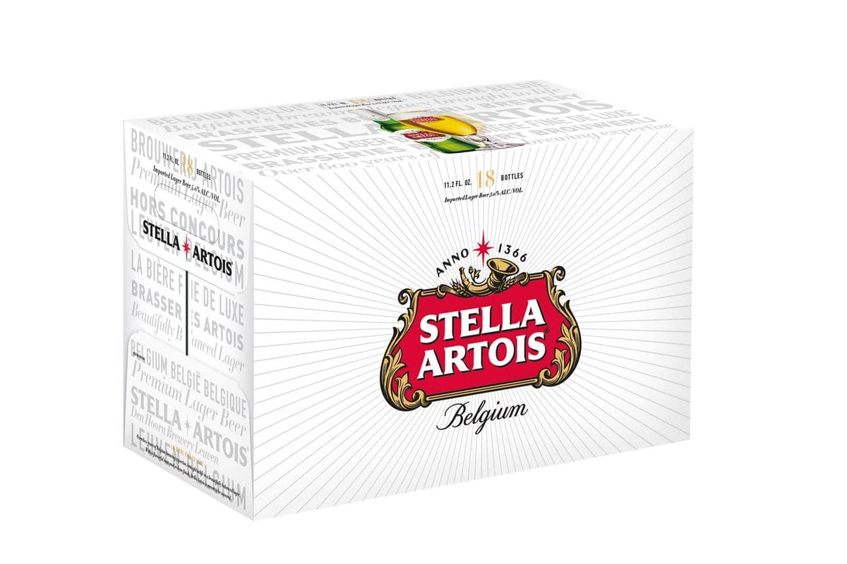 Stella Artois (18 Bottles) (18 x 330mL Bottles)