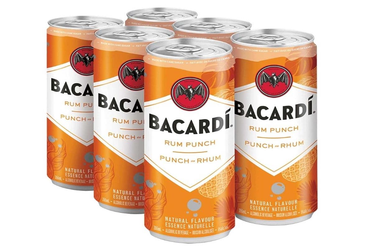 BACARDI RUM PUNCH (6 Cans) (6 x 355 ML)