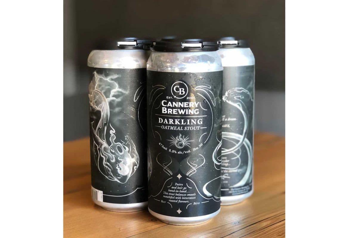 CANNERY BREWING - DARKLING OATMEAL STOUT (4 x 473ml)