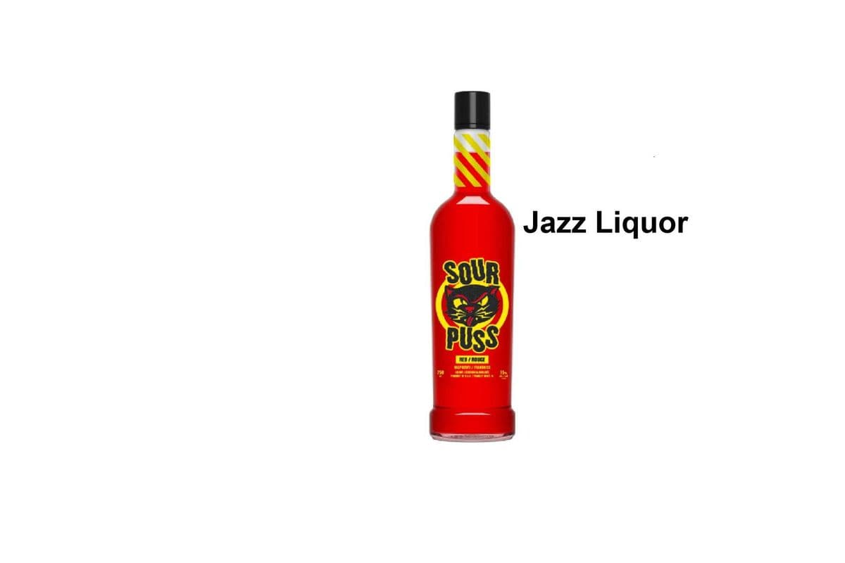 SOUR PUSS - SOUR RASPBERRY 750ML (1 x 1x750ML)