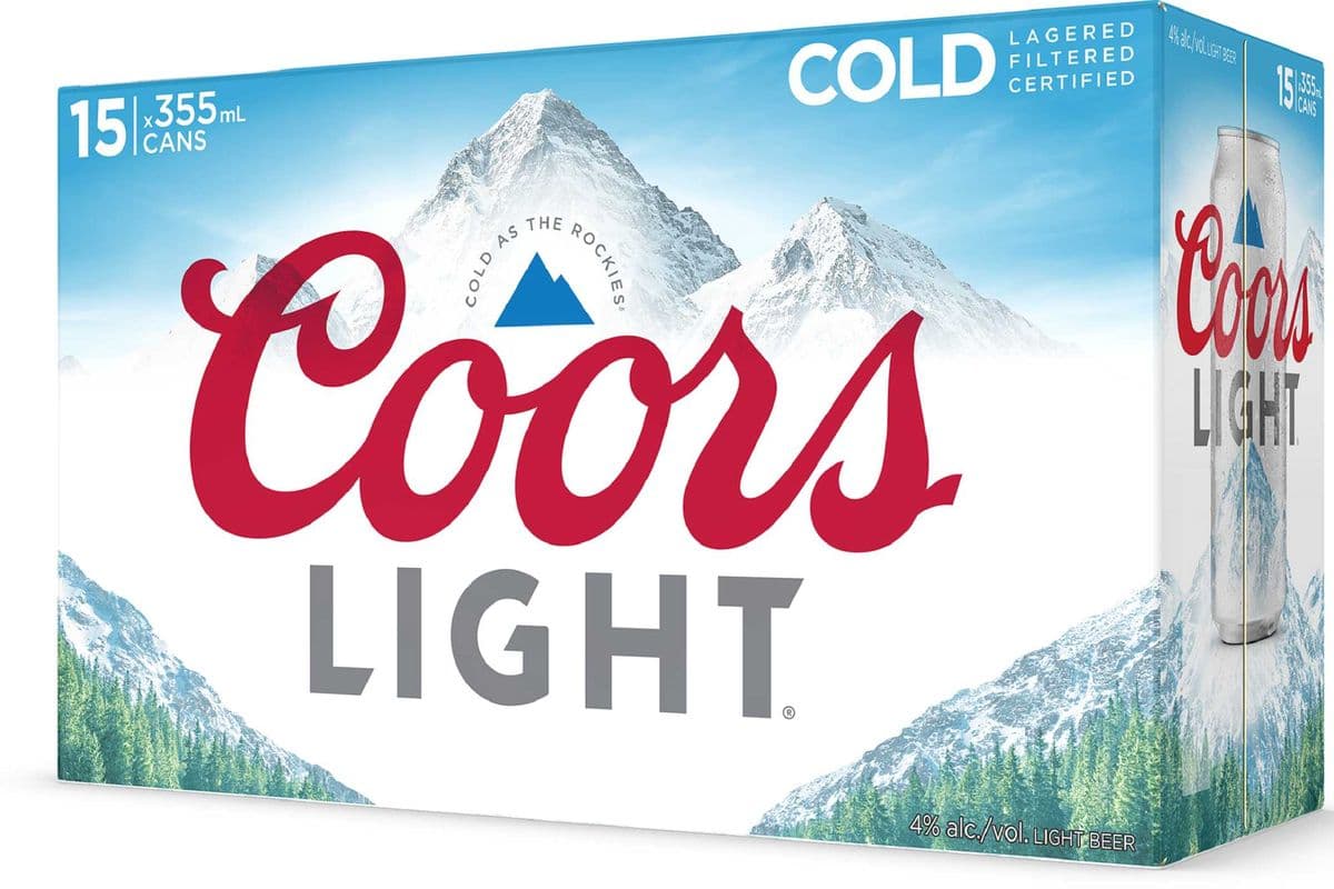 Coors Light 15 can (1 x 355ml)